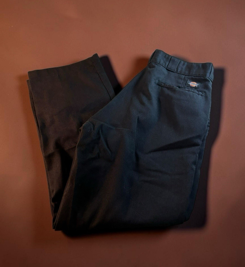 Men's Dickies 874 Flex Pants 36x30 Black Original Fit Workwear Chino Skate Twill